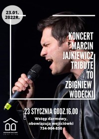 Koncert Marcin Jajkiewicz Tribute to Zbigniew Wodecki