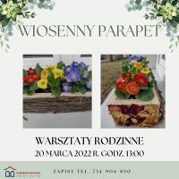 Wiosenny parapet - rodzinne warsztaty