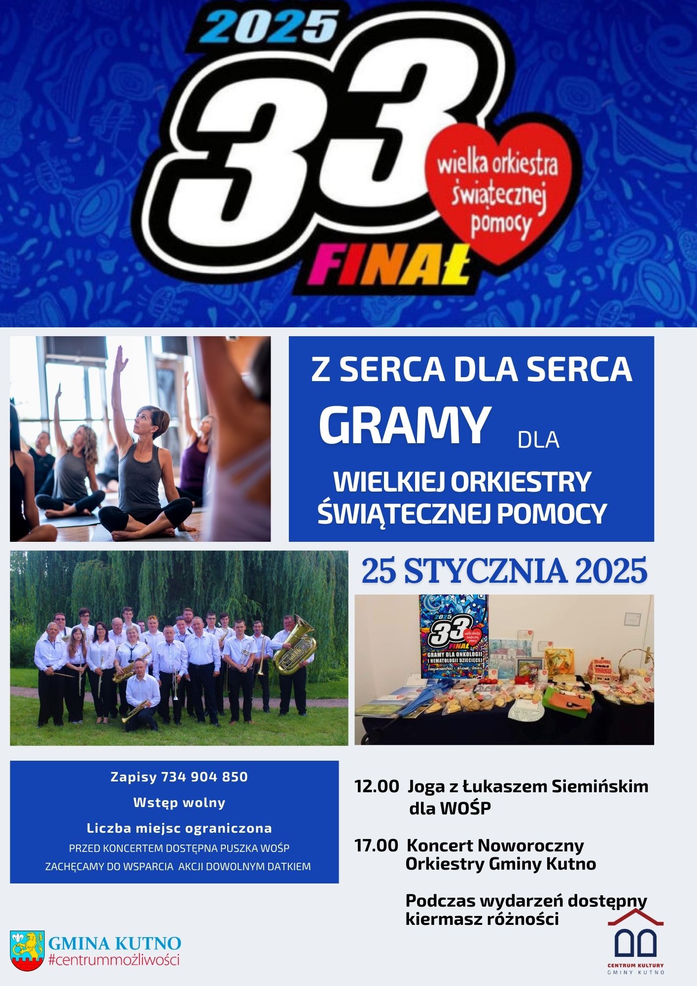 Blue Modern Scholarship Program Poster Post Instagram Dokument A4