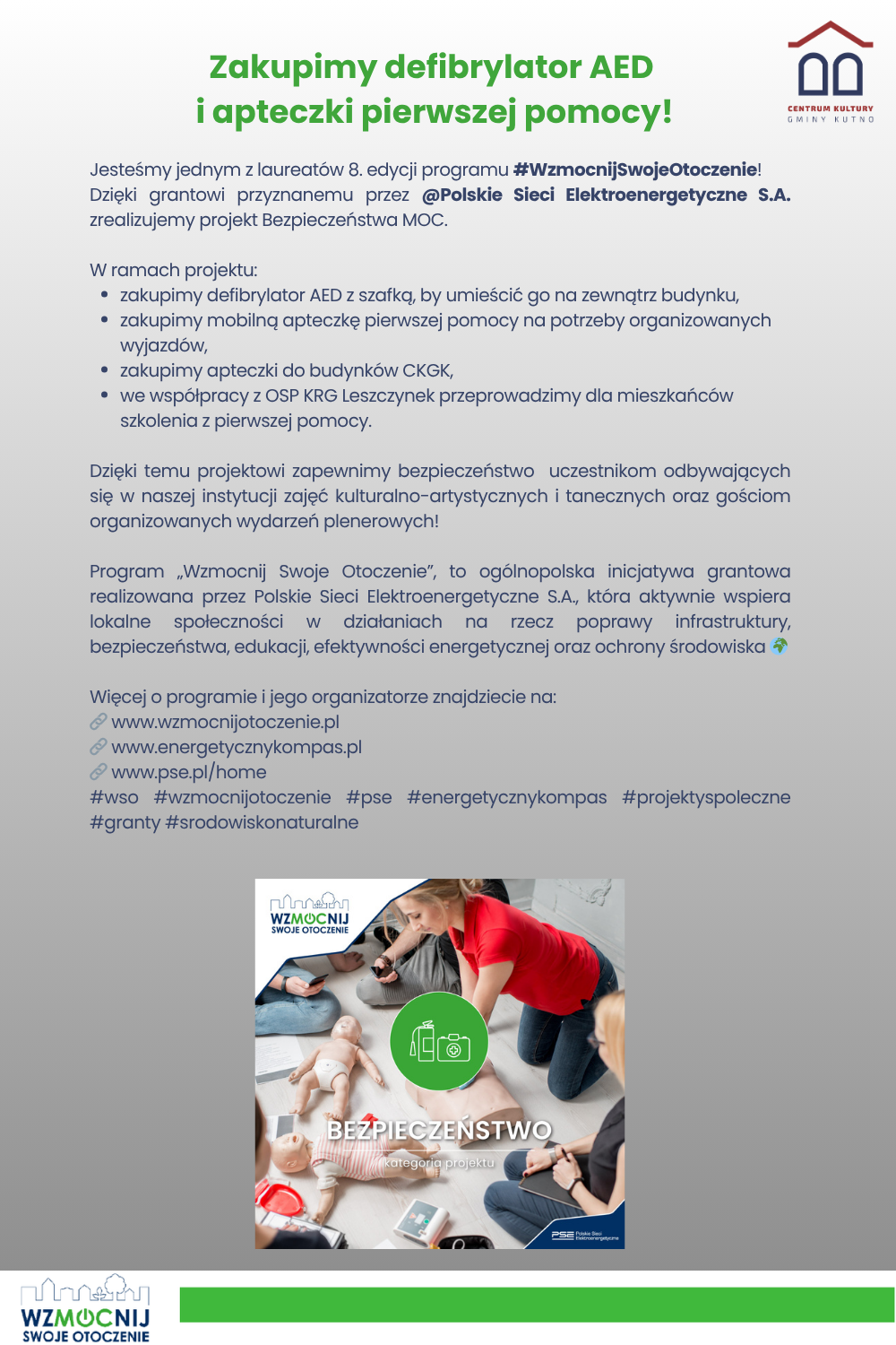 Projekt informacja o&nbsp;wygranym grancie