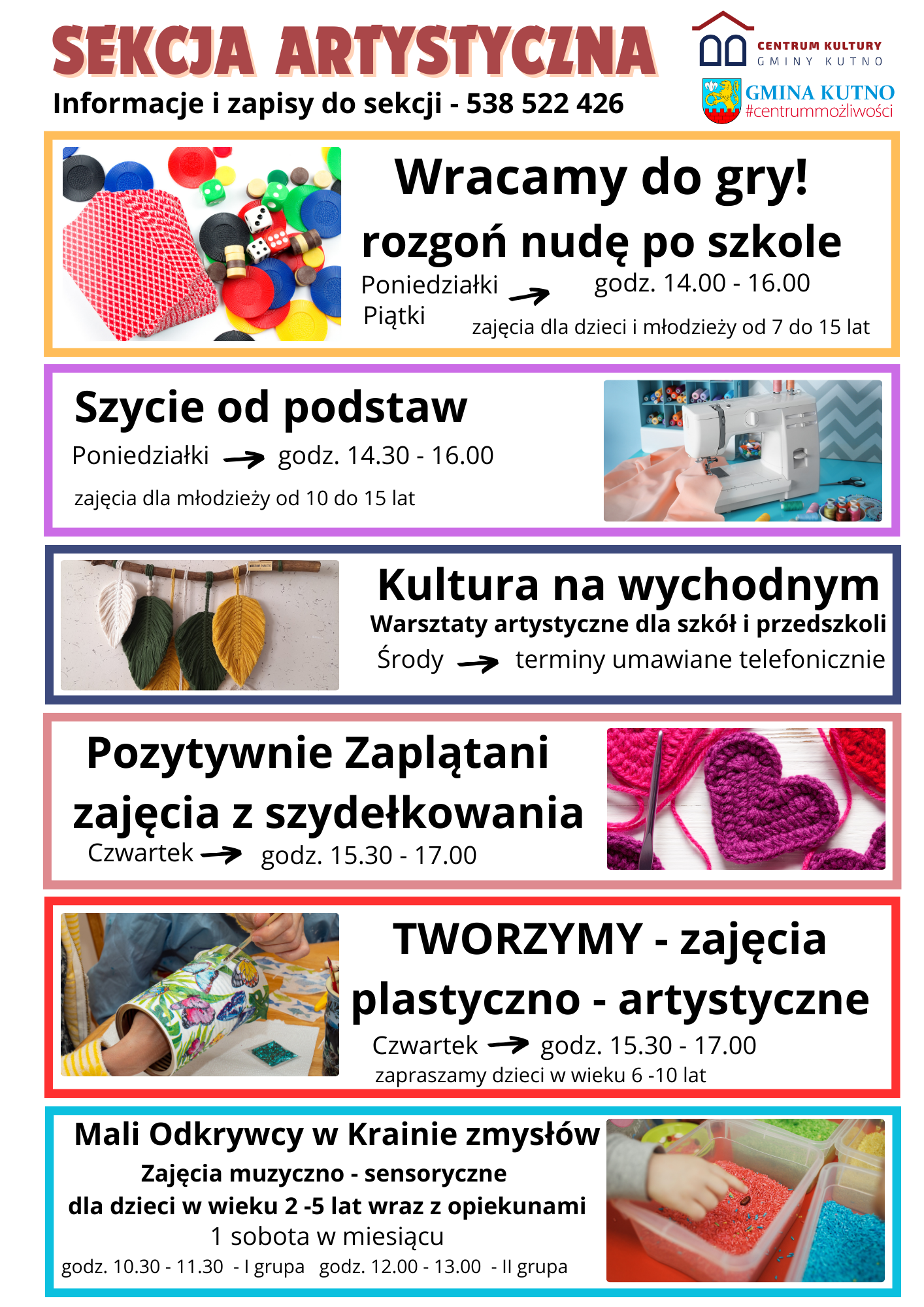 sekcja artystyczna 